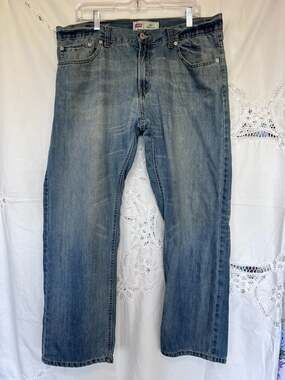 Levi's 505 Regular Fit Husky Jeans Size 18H (36x29)